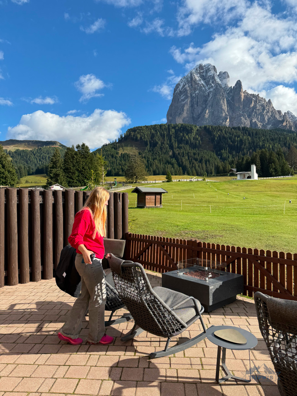 Monte Pana hotel view