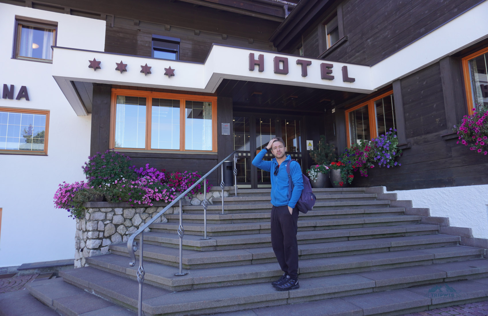 our hotel in the Dolomites
