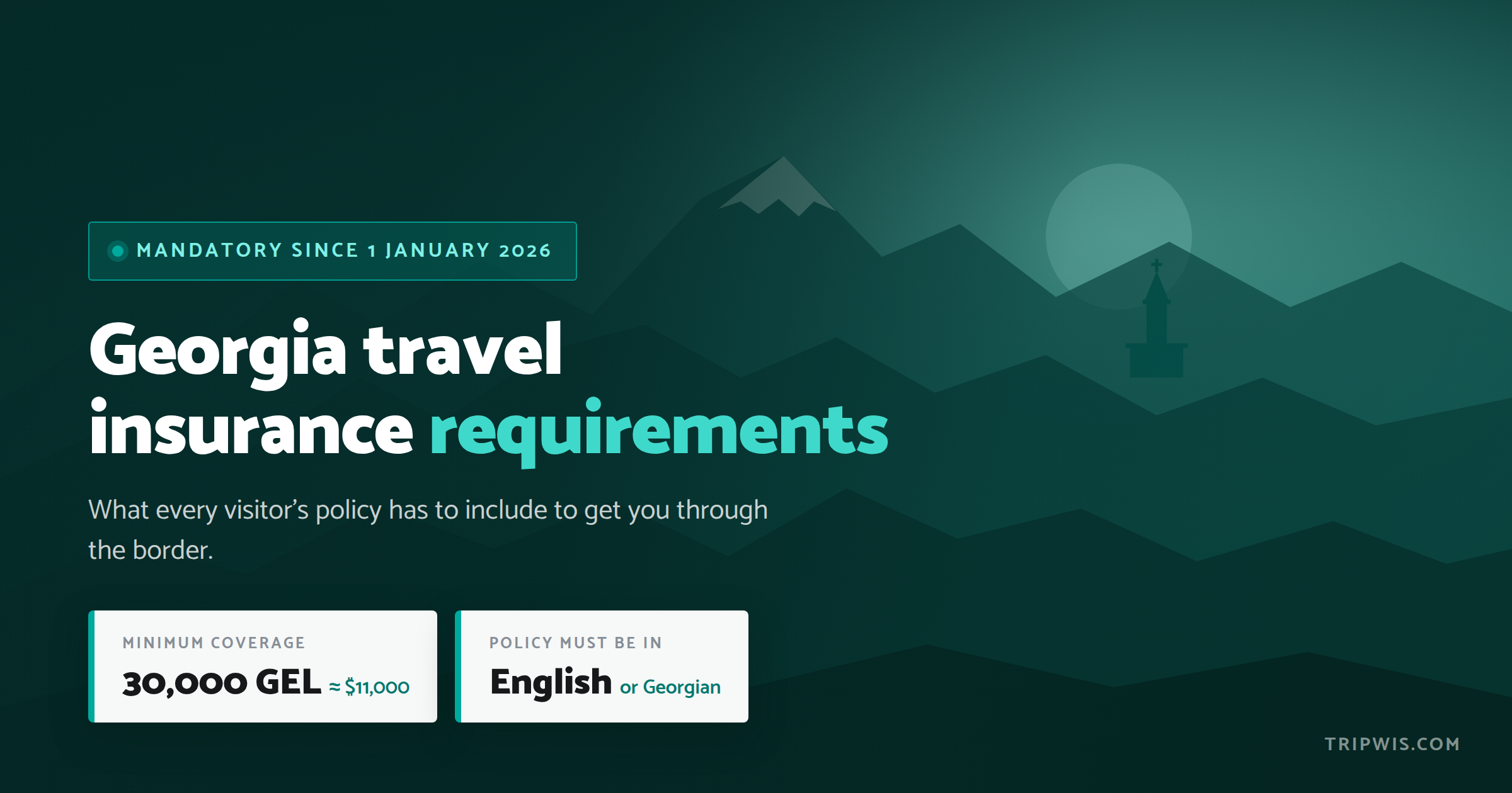 travel insurance mandatory for Georgia 1