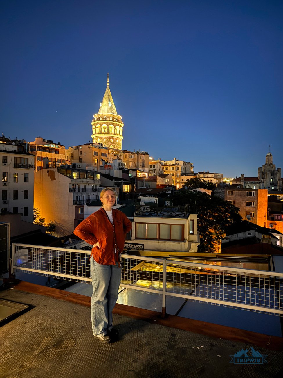 Walton Hotels Galata roof at night.jpg