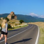 Jvari Monastery and road 1