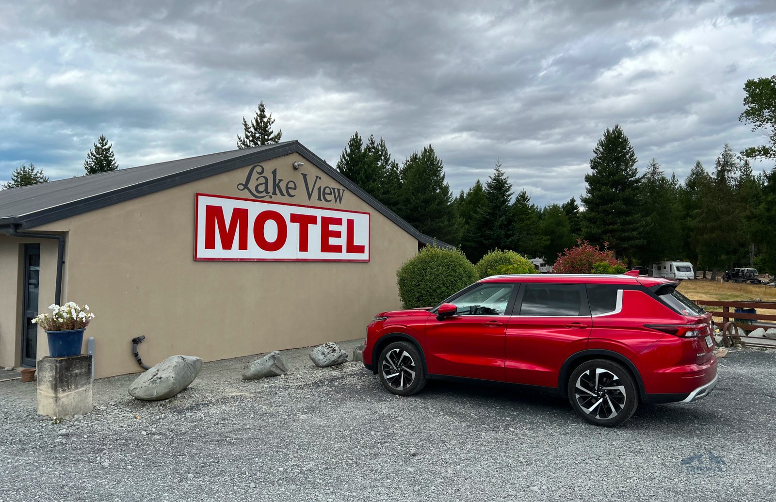 our rental car in New Zealand
